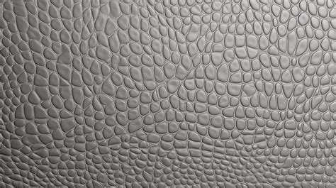 Close Up Of Imitation Leather Texture In Gray Plastic Material