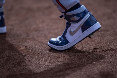 What Pros Wear: Marcell Ozuna's Nike Air Jordan 1 Cleats - What Pros Wear