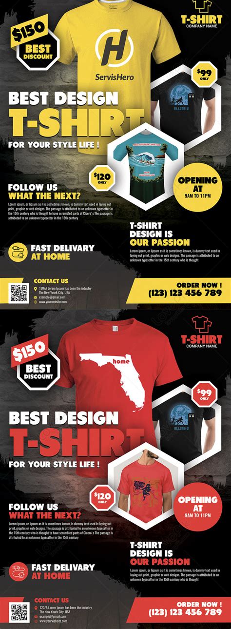 T Shirt Printing Flyer