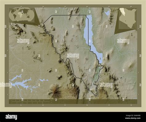 Turkana county map hi-res stock photography and images - Alamy