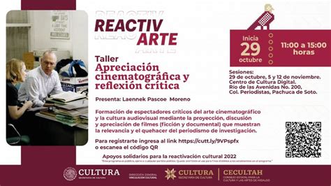 Taller de apreciación cinematográfica y reflexión crítica Secretaría