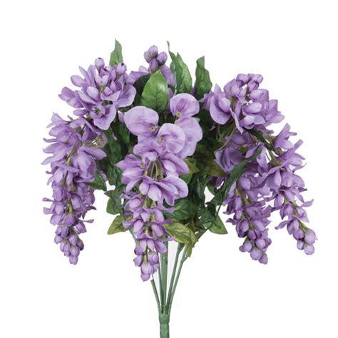 Vickerman 19 Artificial Lavender Wisteria Bush Faux