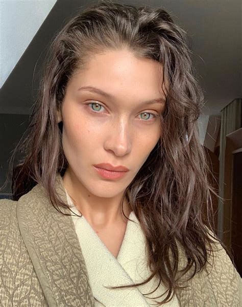 Bella Hadid Natural Makeup Look Bella Hadid Hair Bella Hadid Style Beauty