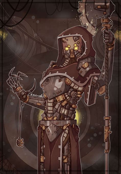 Tech Priest Art By Alex Mcgreal 40k Gallery