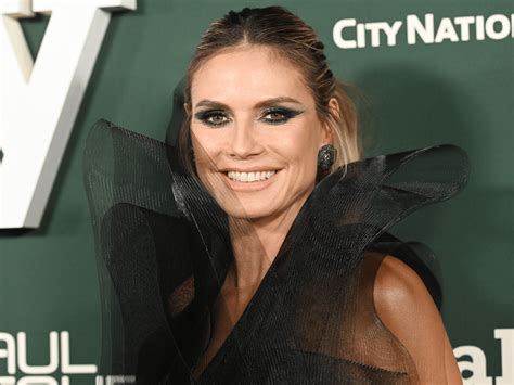 Heidi Klum Opts For Ultra Daring Look At Party