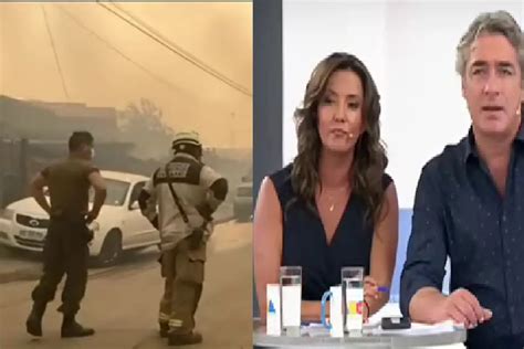 Periodista de Tu día se quebró en llanto ante incendio en Tomé