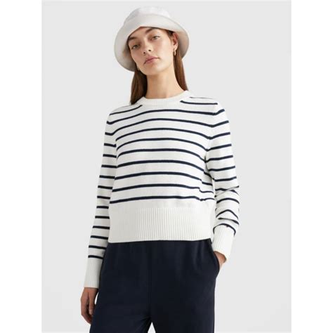 Tommy Hilfiger Sweater Collection 1985 A Rayas Multicolor Mujer