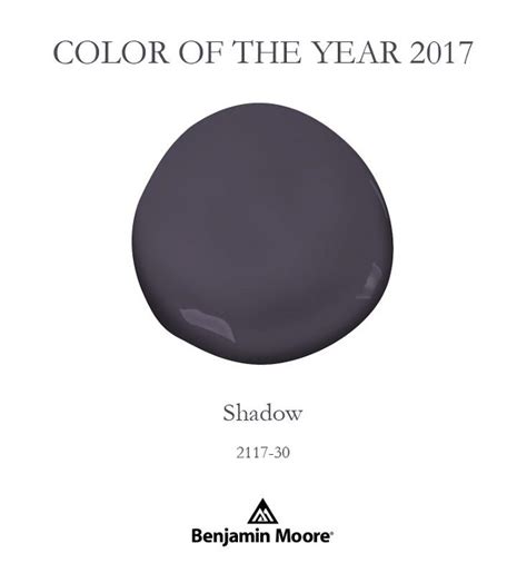 2017 Benjamin Moore Color Of The Year Shadow 2117 30 Home Bunch