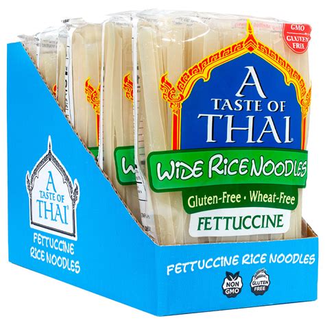 A Taste Of Thai 16 Oz Wide Rice Noodles 6 Pack · Andre Prost Inc