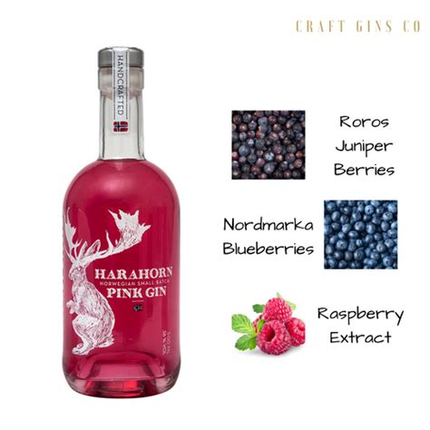 Harahorn Pink Gin Free Delivery Craft Gins Co