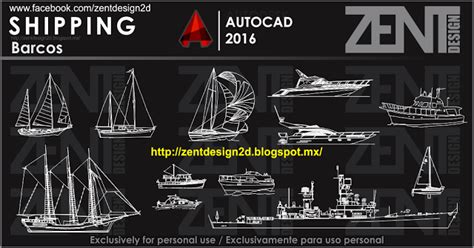 Shipping Barcos Dwg