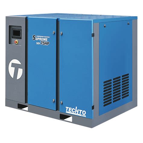 Compressor De Parafuso 50hp 10bar Techto Supreme SDI 50HP Techto Brasil