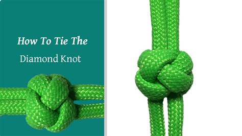 How To Tie The Diamond Knot Paw Palz