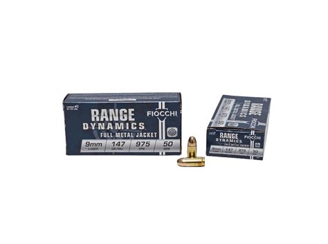 Fiocchi Range Dynamics Mm Luger Subsonic Ammo Fmj Ct