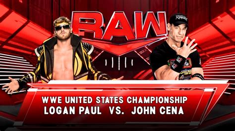 Wwe 2k23 John Cena Vs Logan Paul United States Title Open Challenge