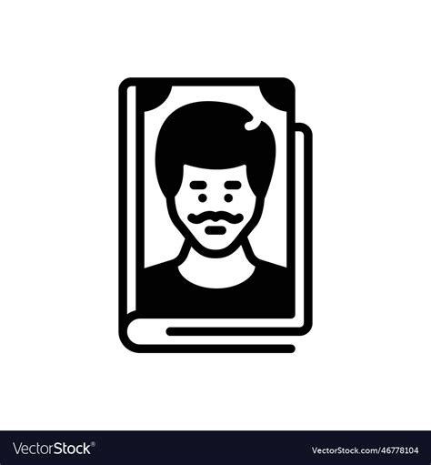 Biography Royalty Free Vector Image Vectorstock