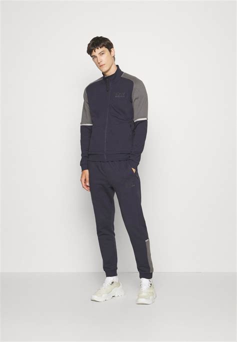 Ea7 Emporio Armani Tracksuit Survêtement Blu Navy Bleu Marine