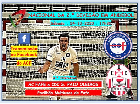 Montelongo Desportivo Andebol 2 ª Div Nac AC Fafe recebe o CDC S