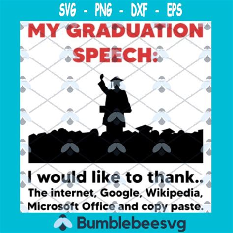 Graduation Svg Funny Graduation Speech Mens Sport Cut File Svg, Png ...