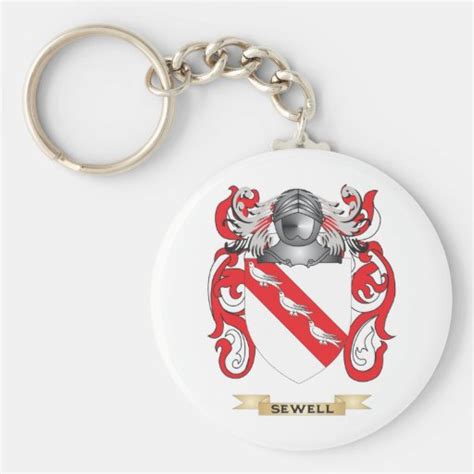 Sewell Coat of Arms (Family Crest) Keychains | Zazzle