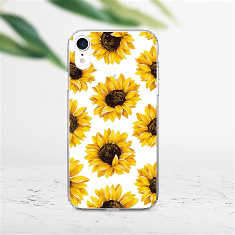 Sunflowers Iphone Case Screen Protector Cases Iphone Pro Etsy