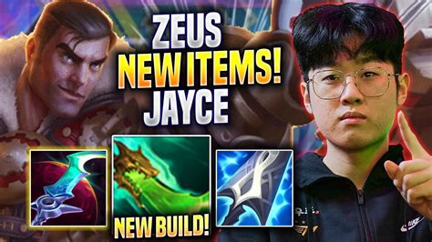 Zeus Tries Jayce With New Items T Zeus Plays Jayce Top Vs Gwen