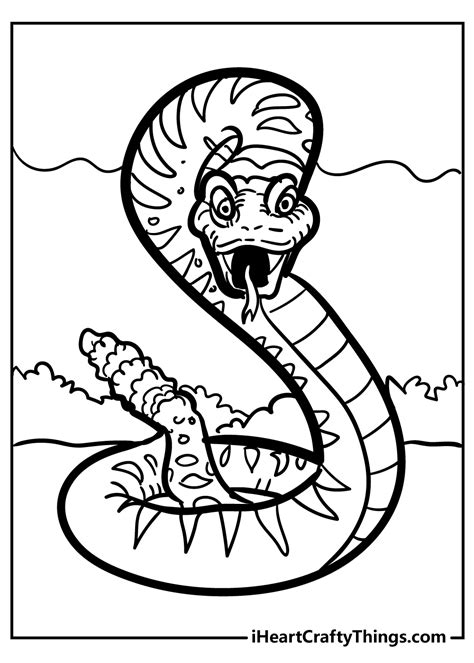 Snake Coloring Pages (Updated 2021)