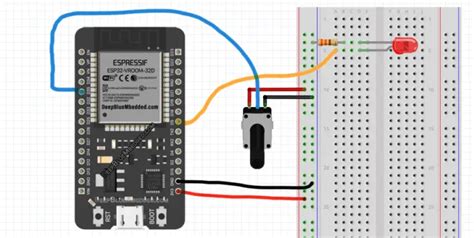 Esp32 Adc Read Analog Input In Arduino Ide Deepblue