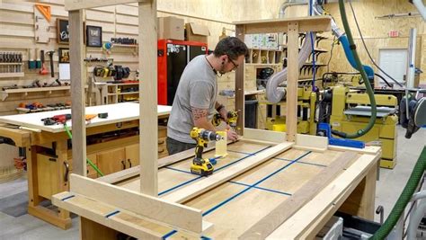 How To Build A Diy Mft Style Outfeed Table Assembly Table And Workbench