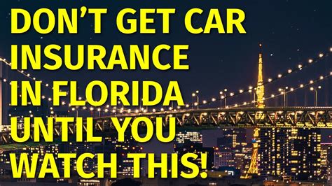 How To Get Cheap Car Insurance In Florida 2023 Youtube