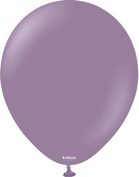 Kalisan Balony Lateksowe Retro Lavender Fioletowy 13cm 100 Szt