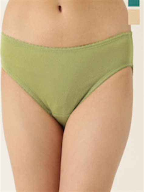 Buy DressBerry Women Pack Of Pure Cotton Bikini Briefs DB XS SOL BRF Briefs For Women
