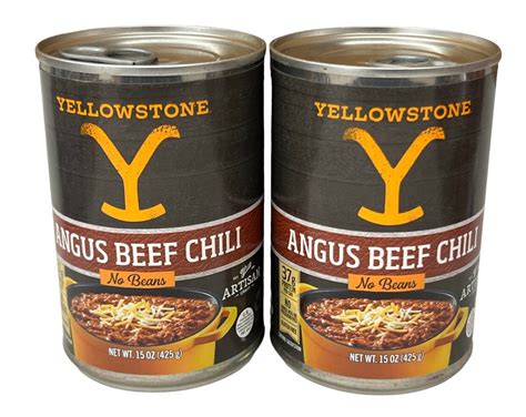 Yellowstone Angus Beef Chili With No Beans 15 Oz 2 Cans Ebay