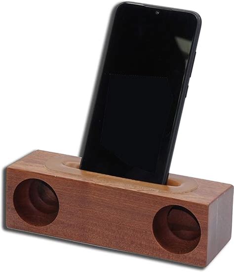 Enceinte Naturelle ECOLO Pour Telephone Haut Parleur Passif En Bois