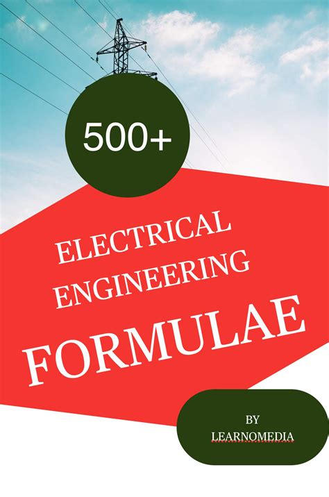 All Electrical Engineering Formula Sheet Subject Wise By Learnomedia