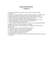 Questions BTN315 Chapter09 Docx QUESTIONS BTN315 Chapter 9 1 What Is