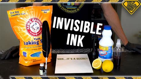 How Is Invisible Ink Made