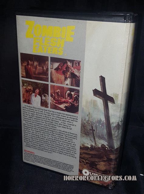 ZOMBIE FLESH EATERS UK VIPCO PRE CERT VHS VIDEO Horror Collectors