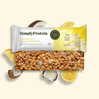 Buy Simply Protein Plant Based Protein Bars Lemon Coconut At Well Ca