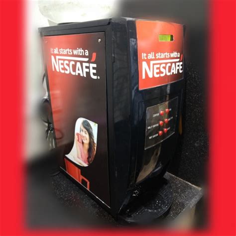 Abs Black Nescafe Coffee Vending Machine For Offices At In Pune