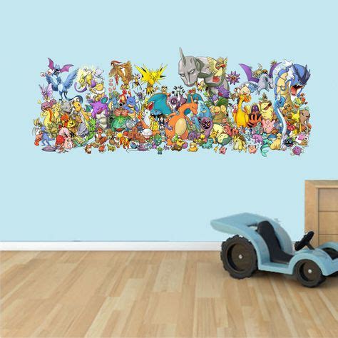 9 Best Pokemon Wall Decals images | Pokemon wall decals, Pokemon, Wall ...