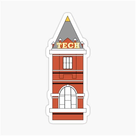 Tech Tower Sticker For Sale By Ccheung19 Redbubble