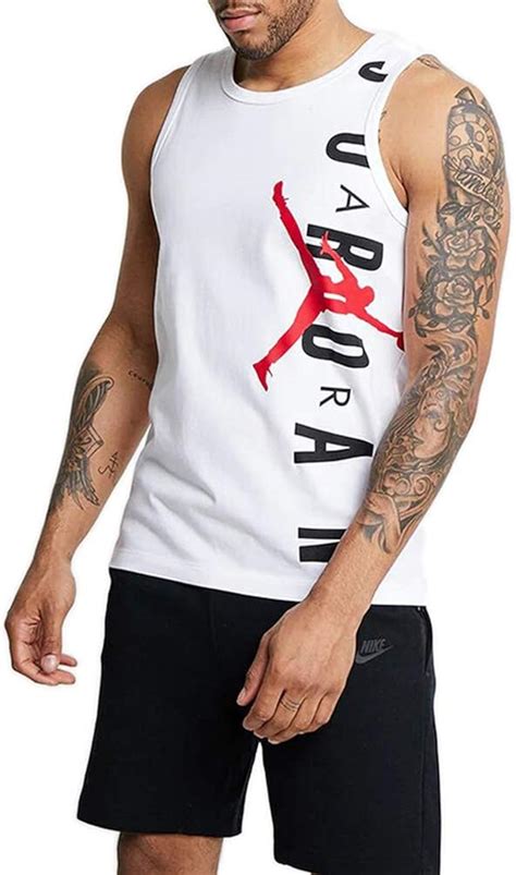 Nike Jordan Jumpman Air Tank Top Herren Weiß M Medium Amazonde