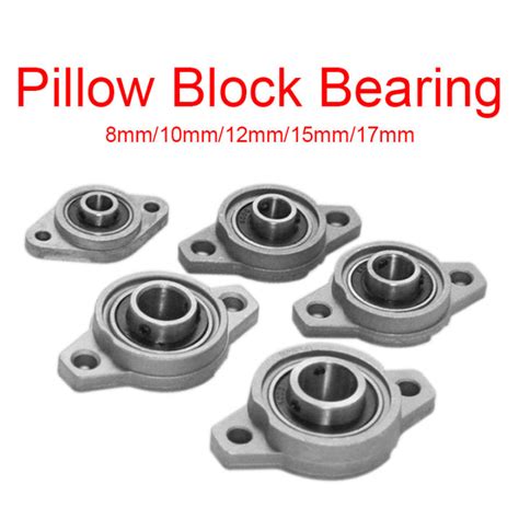 Pillow Block Bearing 810121517mm Bore Diameter Zinc Alloy Pillow