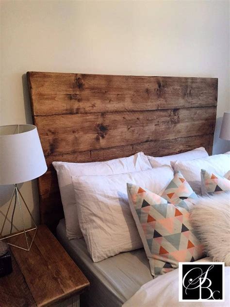 Rustic Reclaimed Wood Headboard Bed Bedroom Double King Queen Etsy