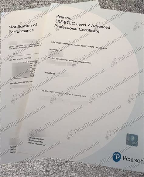 How To Get Copy Pearson Srf Btec Qualifications Certificate In Uk