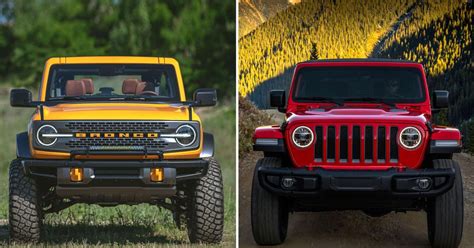 Design Battle Ford Bronco Vs Jeep Wrangler Carexpert