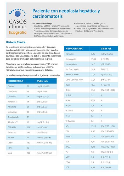 PDF Paciente con neoplasia hepática y carcinomatosis CASOS A