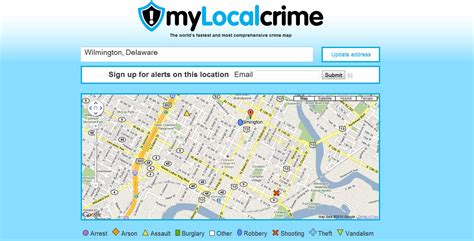 Crime Maps Around the World: Wilmington Delaware Crime Map