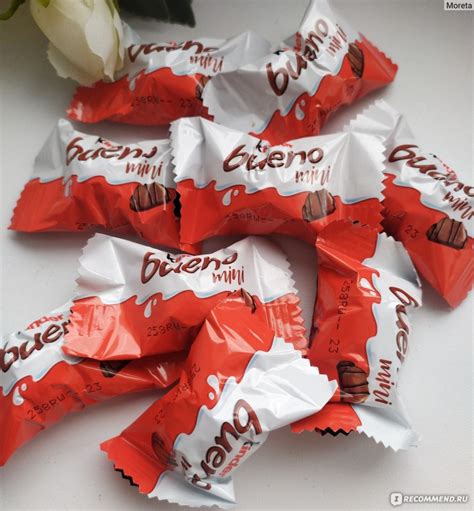 Вафли Kinder Bueno MINI (Киндер Буэно мини) с молочно-ореховой начинкой ...